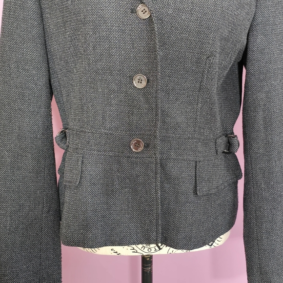 Calvin Klein Charcoal Gray Blazer Career Classy 10 - Picture 10 of 12